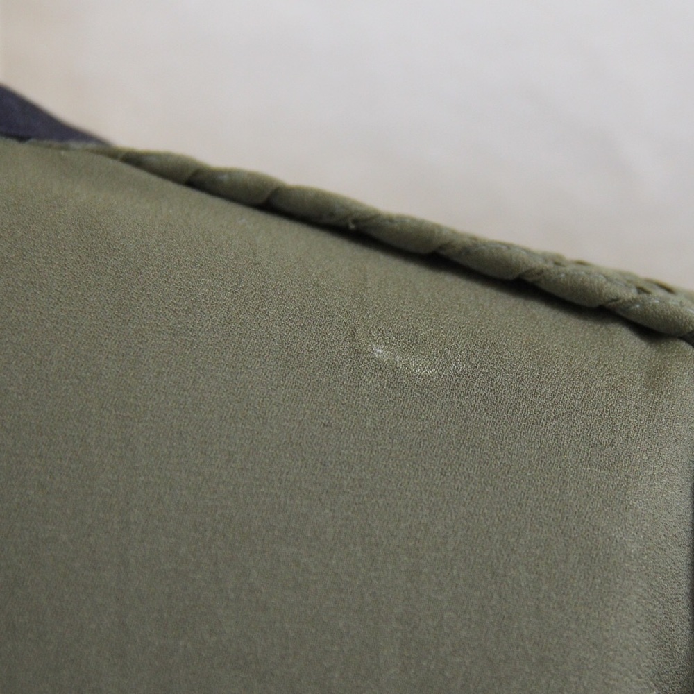 Olive & Black Button Down Blouse - image 4